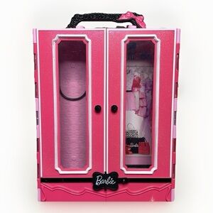 Mattel Barbie Fashion Closet in Pink and White